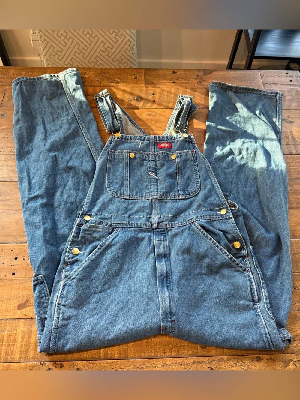 men’s Dickies denim overalls W32/L34 
Excellent condition, no holes or stains